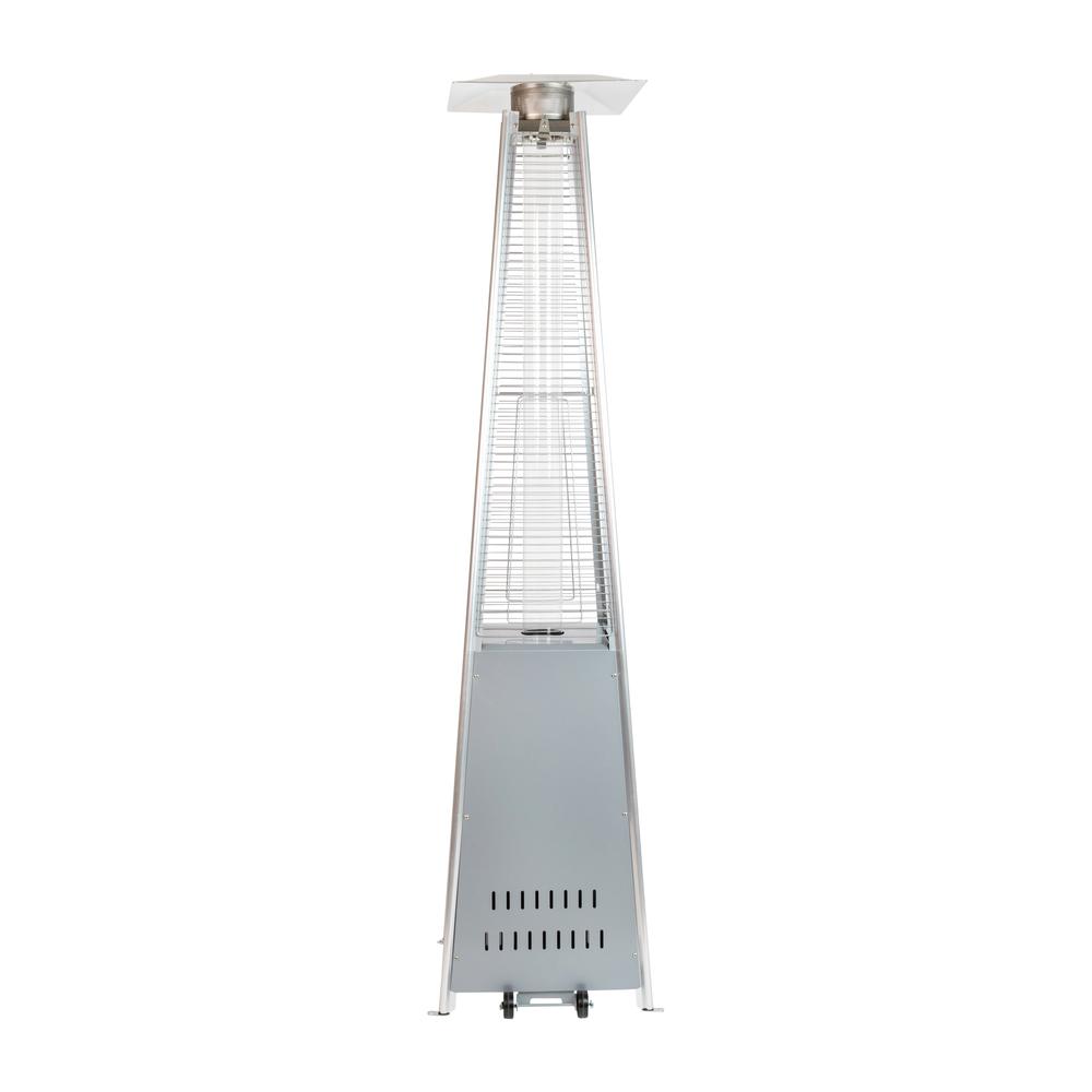 Contemporary Outdoor Patio Heater with Wheels