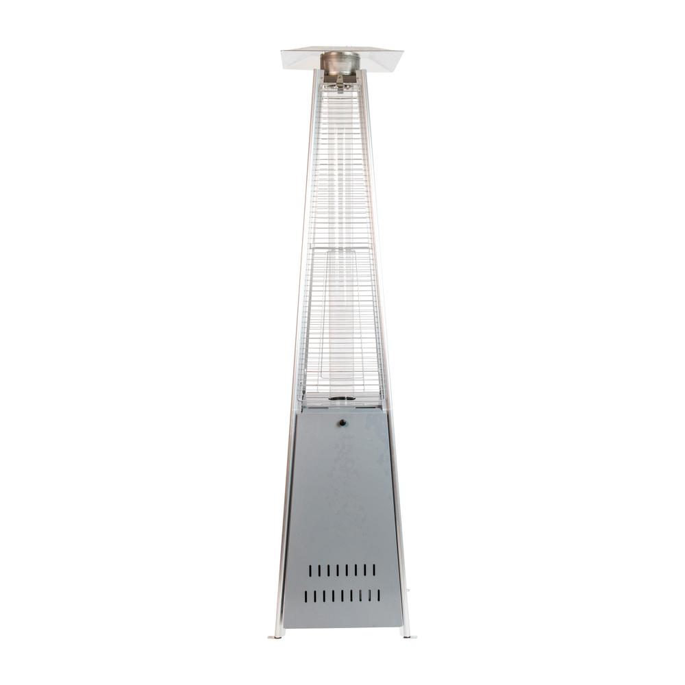 Contemporary Outdoor Patio Heater with Wheels