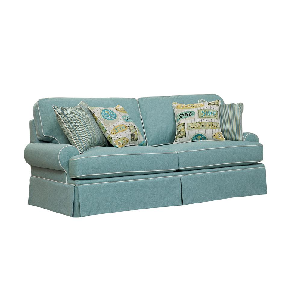 American Furniture Classics Sleeper Sofa with Four Accent Pillows