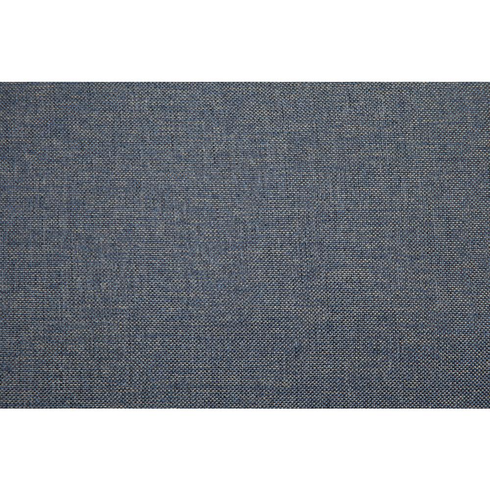 American Furniture Classics Blue Fabric Oversized Chair /w Rolled Arms