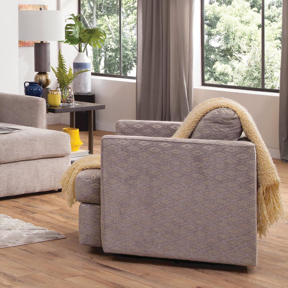 American Furniture Classics Track Arm Swivel Upholstered Chair
