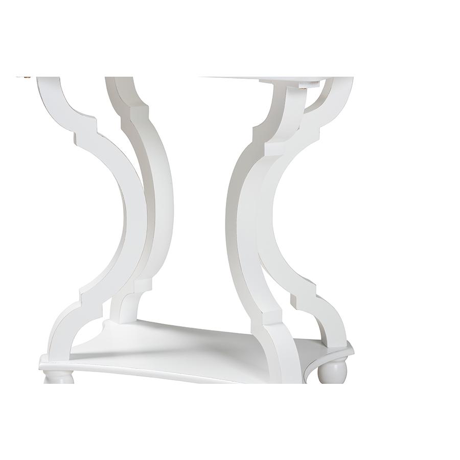Baxton Studio Cianna Classic and Traditional White Wood End Table