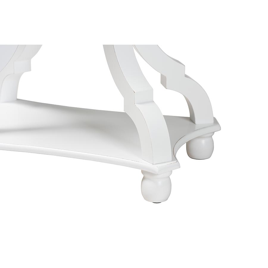 Baxton Studio Cianna Classic and Traditional White Wood End Table