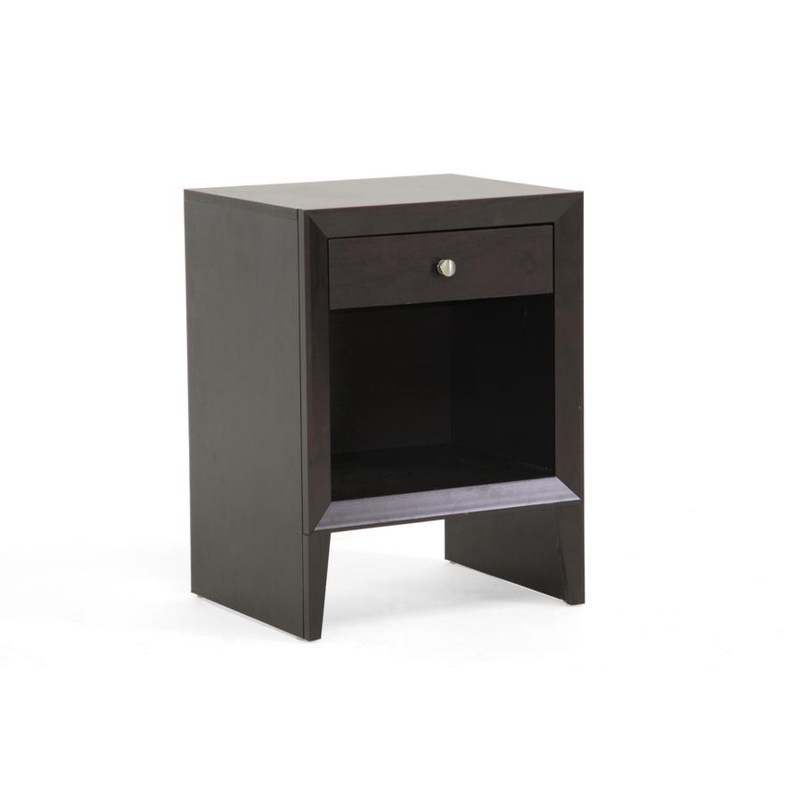 Baxton Studio Leelanau Brown Modern Accent Table and Nightstand