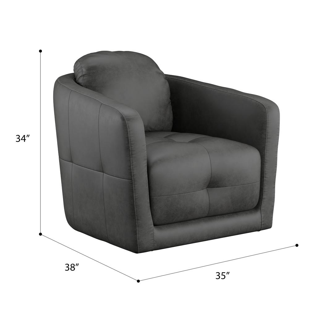 Wallace & Bay Butler Accent Chair, Gray