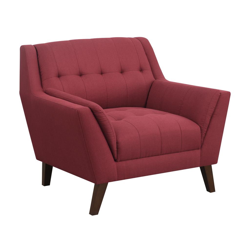 Wallace & Bay Browning Accent Chair, Brick Red