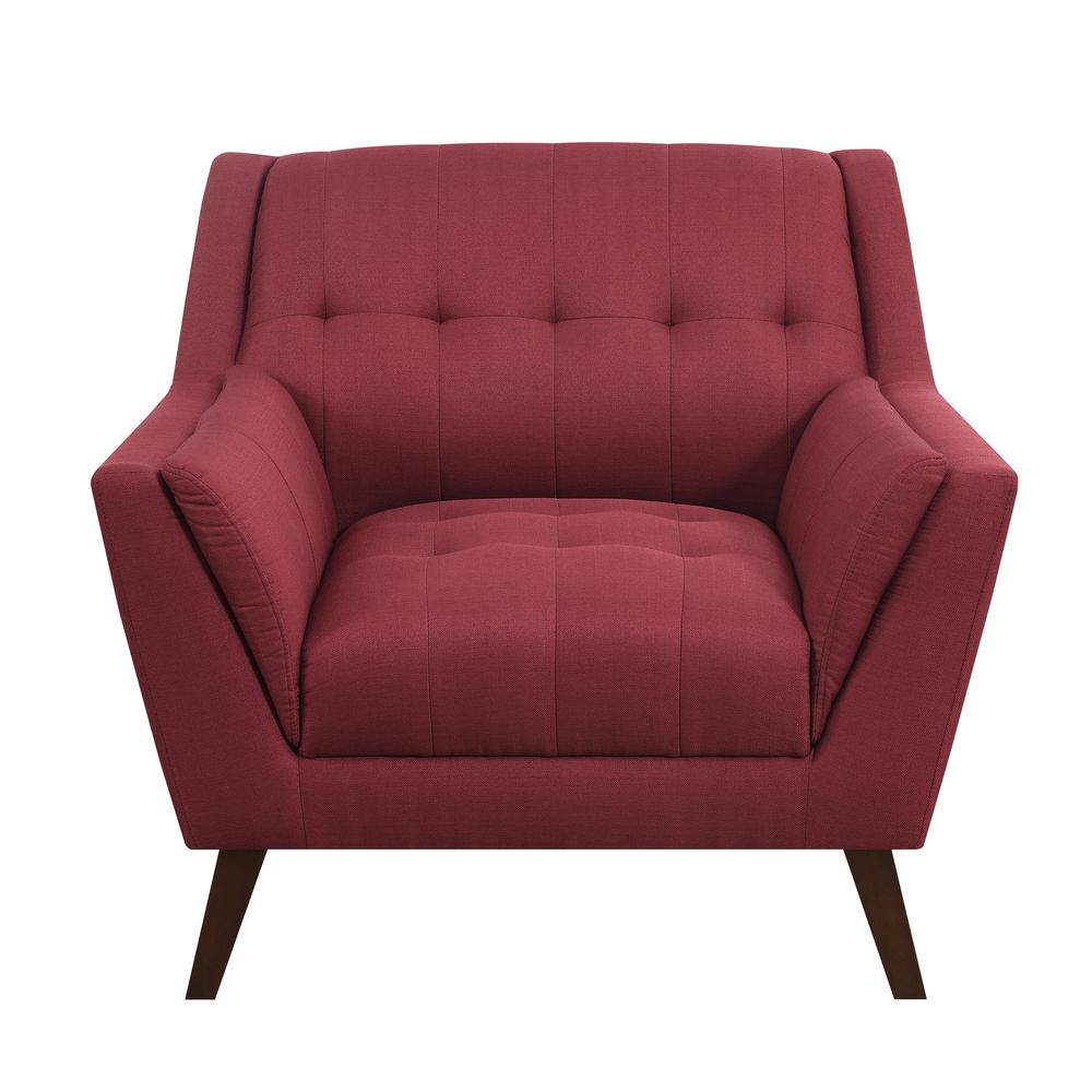 Wallace & Bay Browning Accent Chair, Brick Red