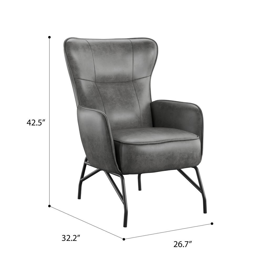 Wallace & Bay Graham Accent Chair, Badlands Charcoal
