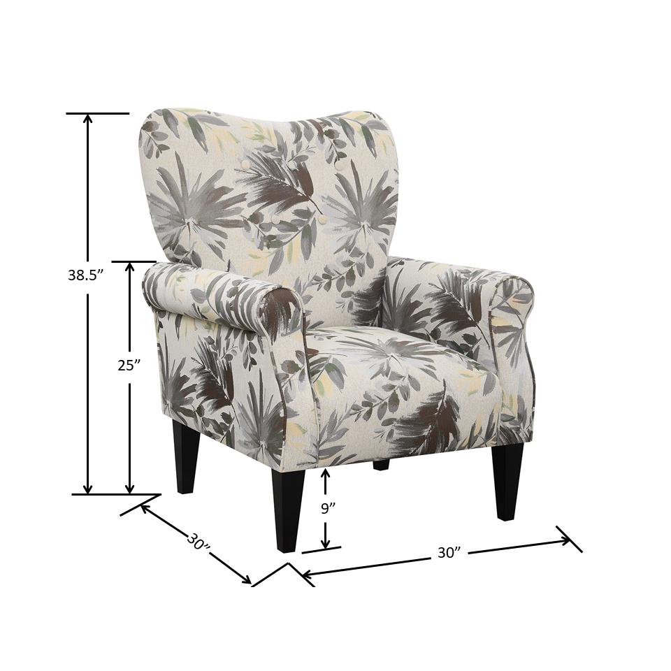 Wallace & Bay Kelley Accent Chair, Sketch Floral