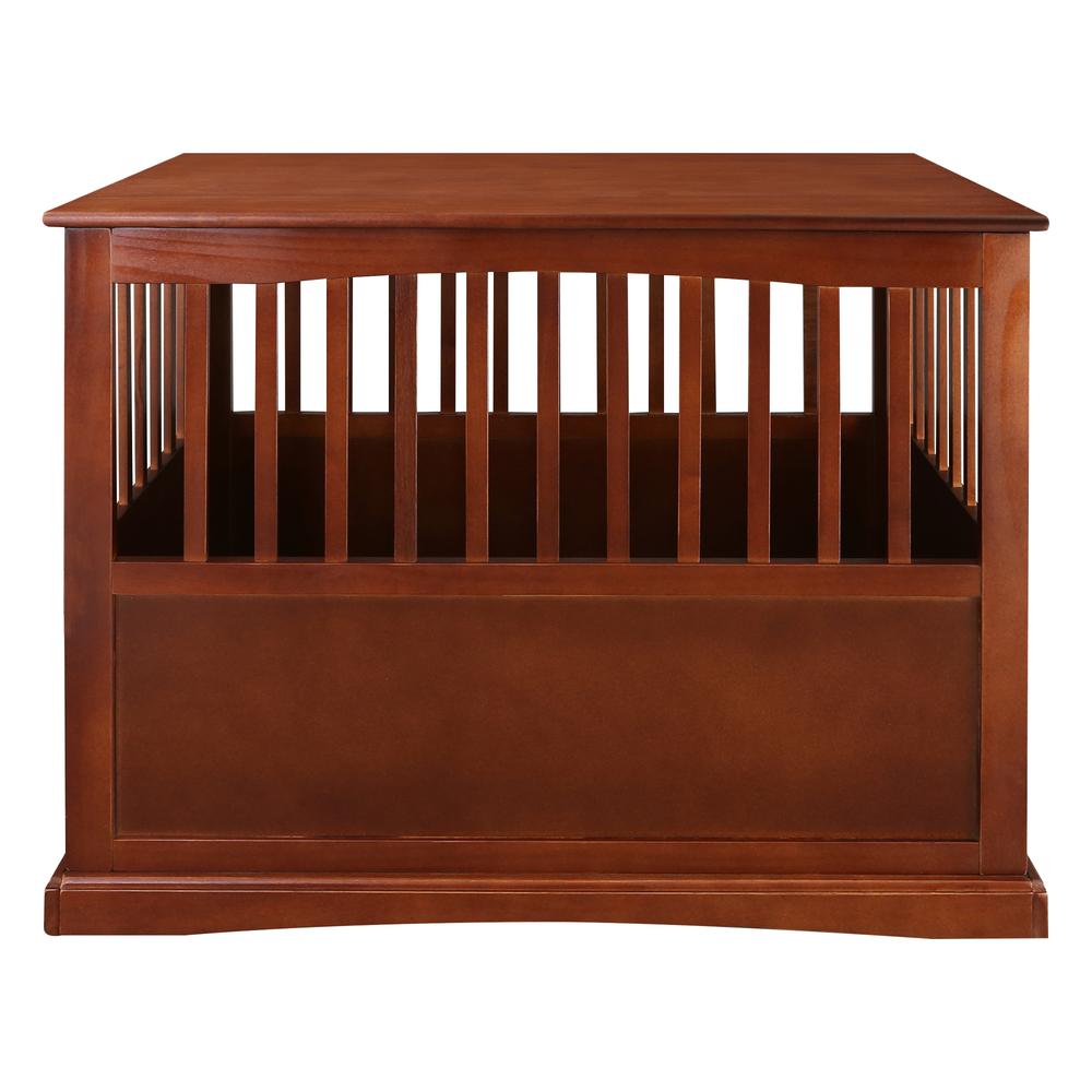 Pet Crate End Table - Walnut