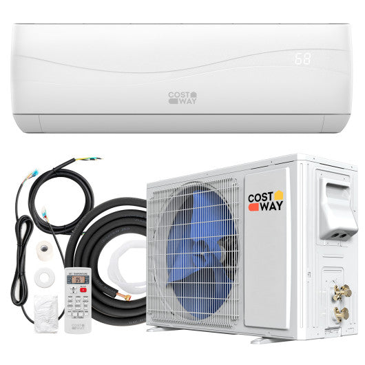 18000 BTU 19 SEER2 208-230V Ductless Mini Split Air Conditioner and Heater