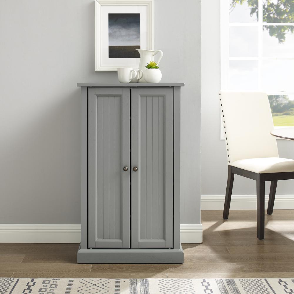 Seaside Accent Cabinet Distressed Gray