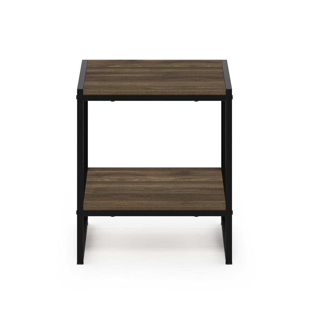 Furinno Romain 2-Tier Tall End Table, French Oak
