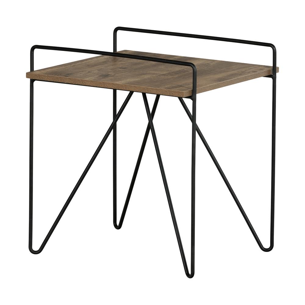 Slendel End table, Brown Oak