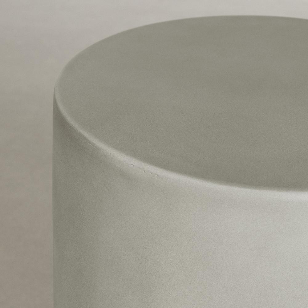 Bellulo Cylindrical Side Table, Greige
