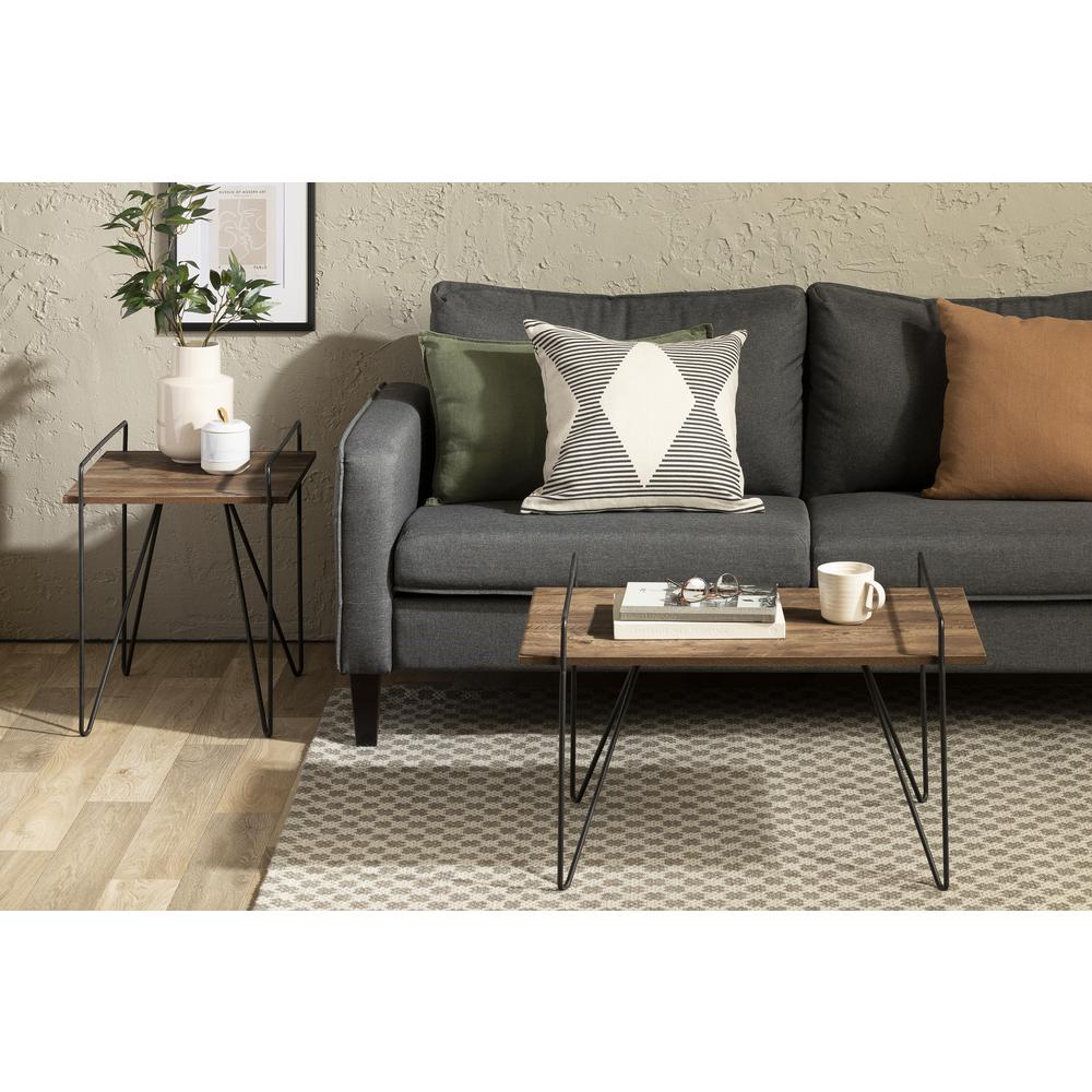 Slendel End table, Brown Oak