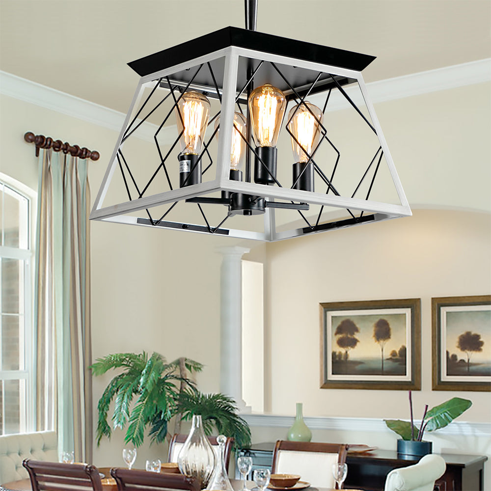 4-Light Farmhouse Chandelier