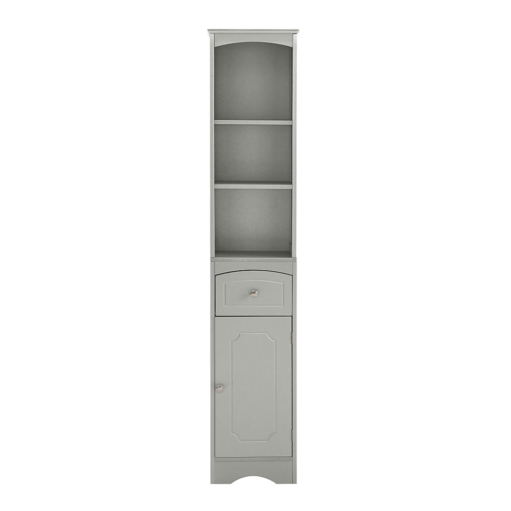 Tall Freestanding Bathroom Cabinet - Grey