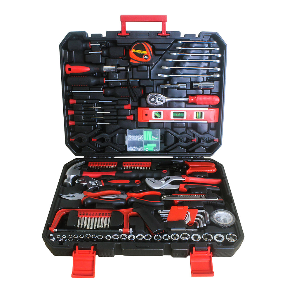 Hand Tool Box with 239Pcs Toolset - Black