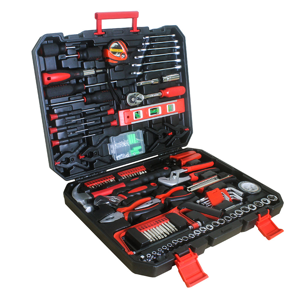 Hand Tool Box with 239Pcs Toolset - Black