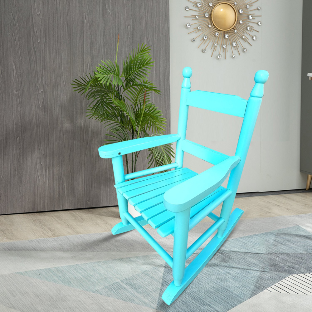 Rocking Light Blue Children's Chair