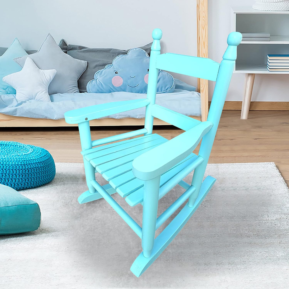 Rocking Light Blue Children's Chair