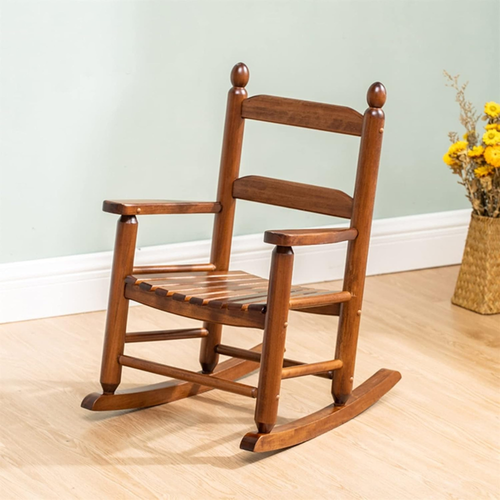 Kid's Rocking Oak Chair