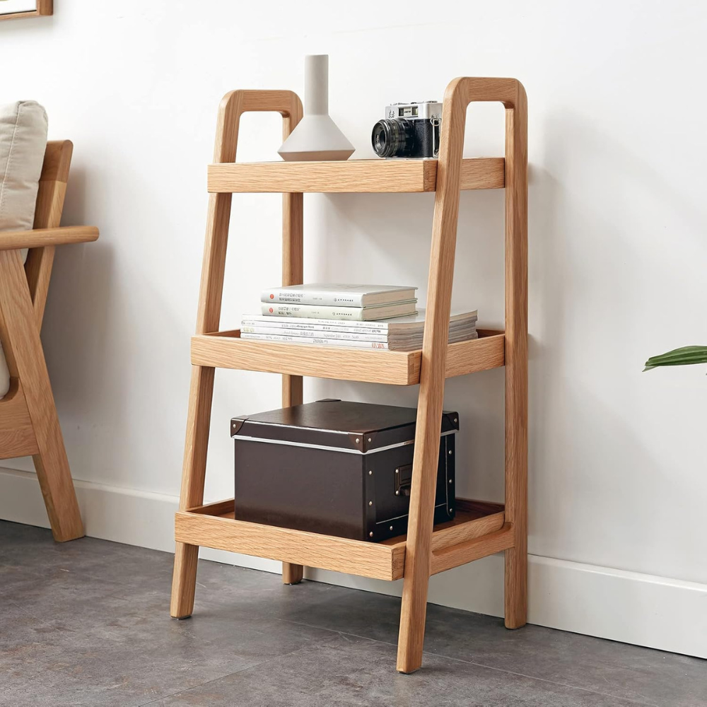 3-Tier Wood Shoe Rack and Storage Bench