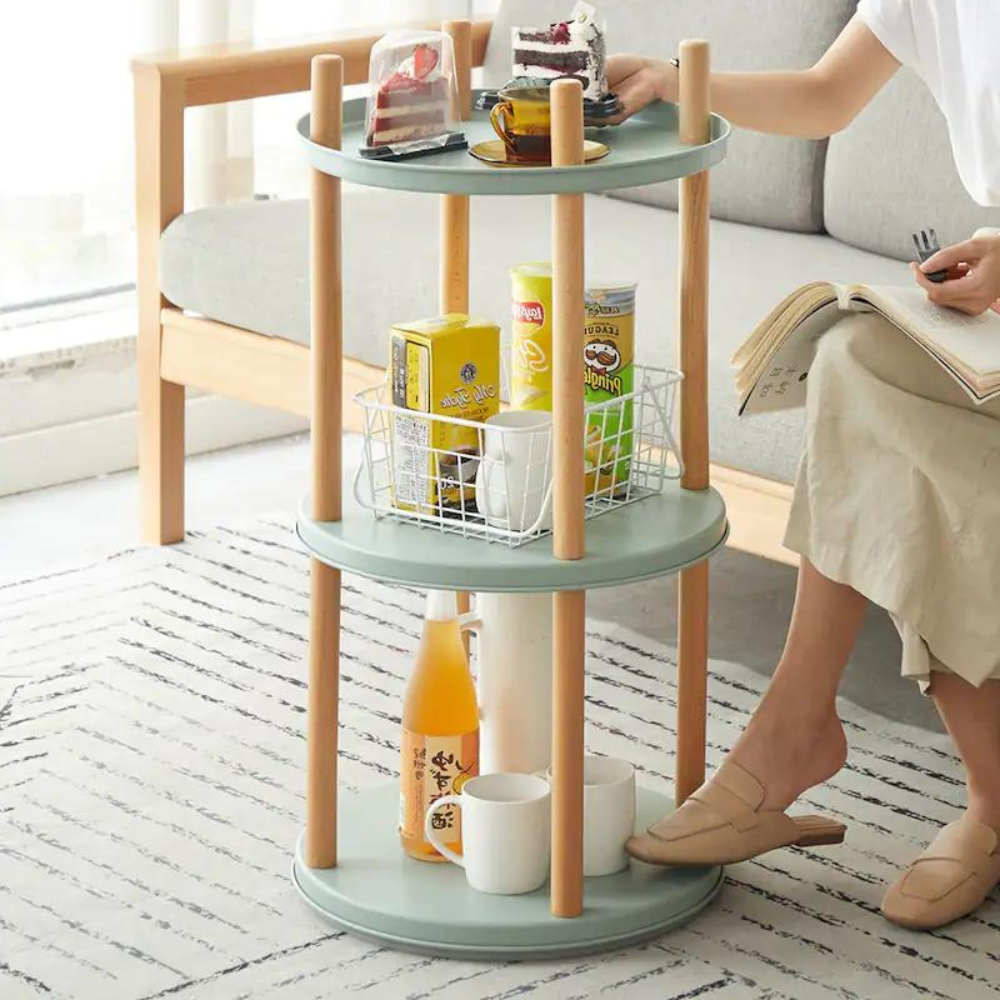 360° Rotating 3 Tier Bookshelf