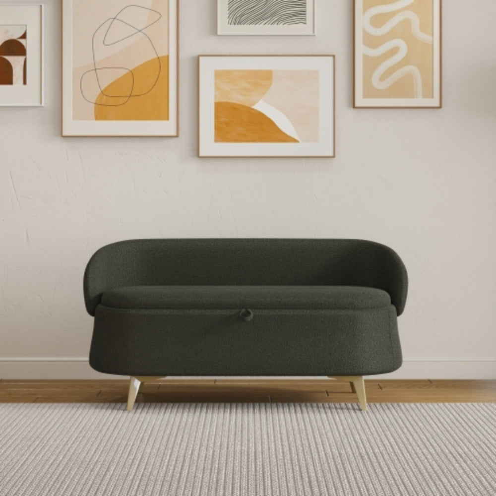 Teddy Fleece Storage Sofa Stool Dreamy Comfort for the Home