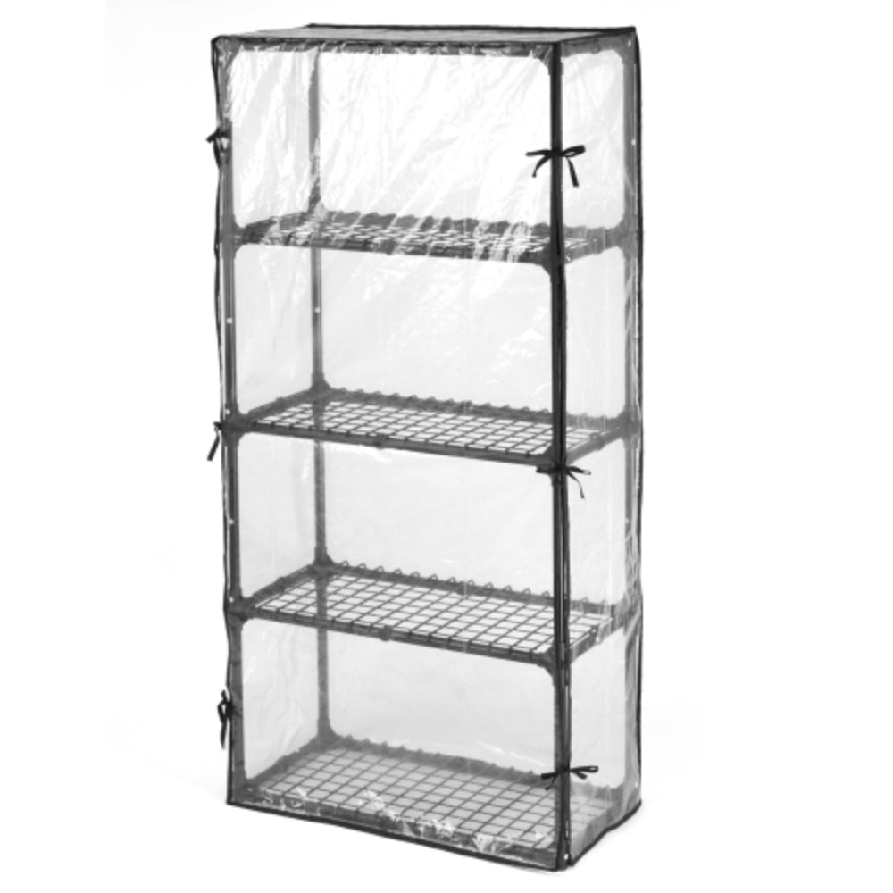 5 Tier Wire Rack with Cover 1 Pack