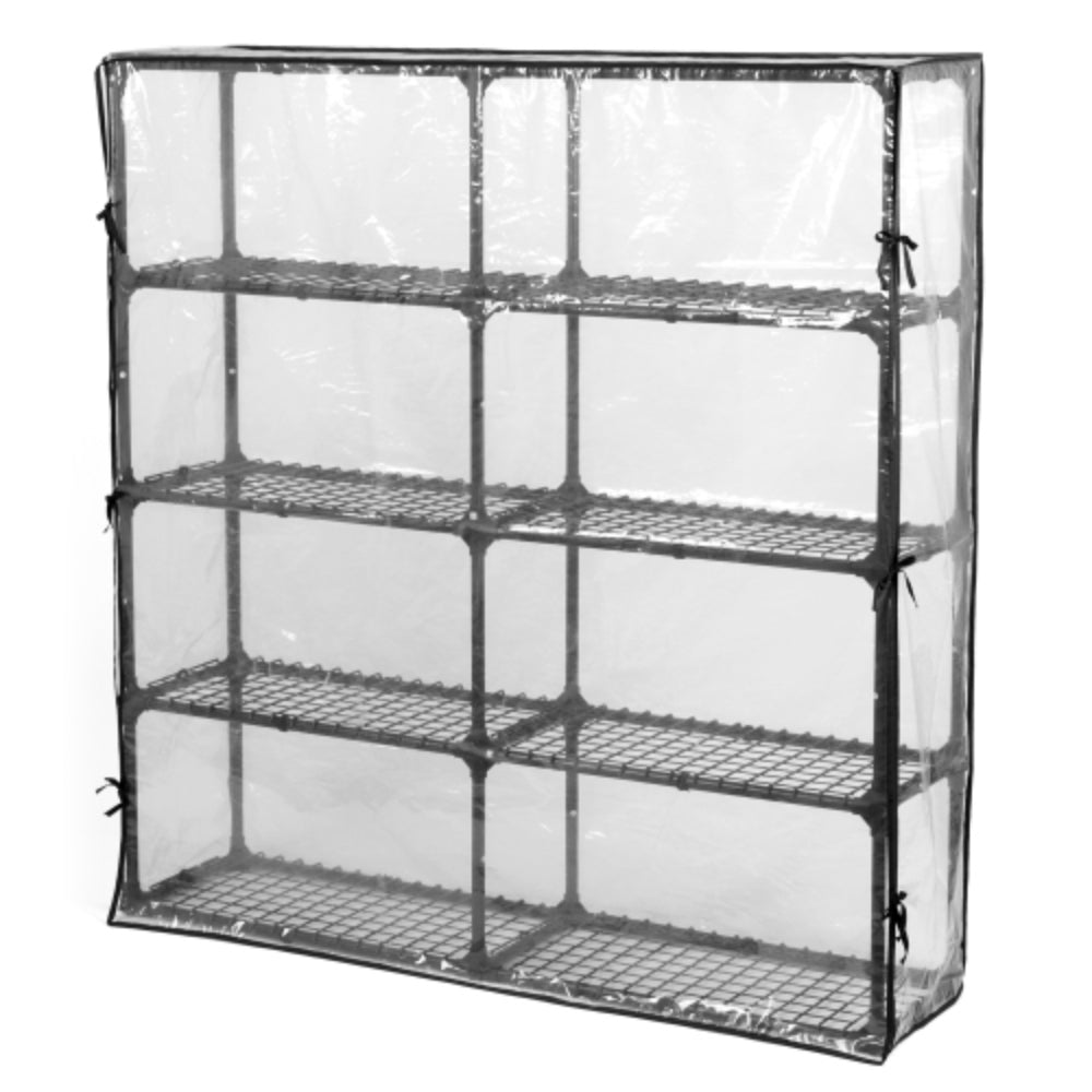 5 Tier Wire Rack with Cover 2 Pack