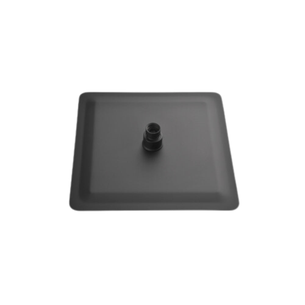 Matte Black Bathroom Luxury Combo Set: Ceiling Mounted Rainfall Shower Head and Mixer