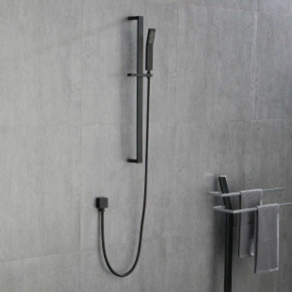 Eco Performance Matte Black Handheld Shower with 59 Inch Hose and 28 Inch Slide Bar