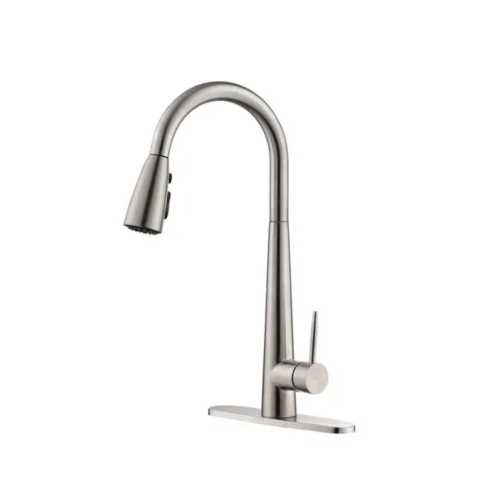 Kitchen Faucet with Pull Down Sprayer Brushed Nickel