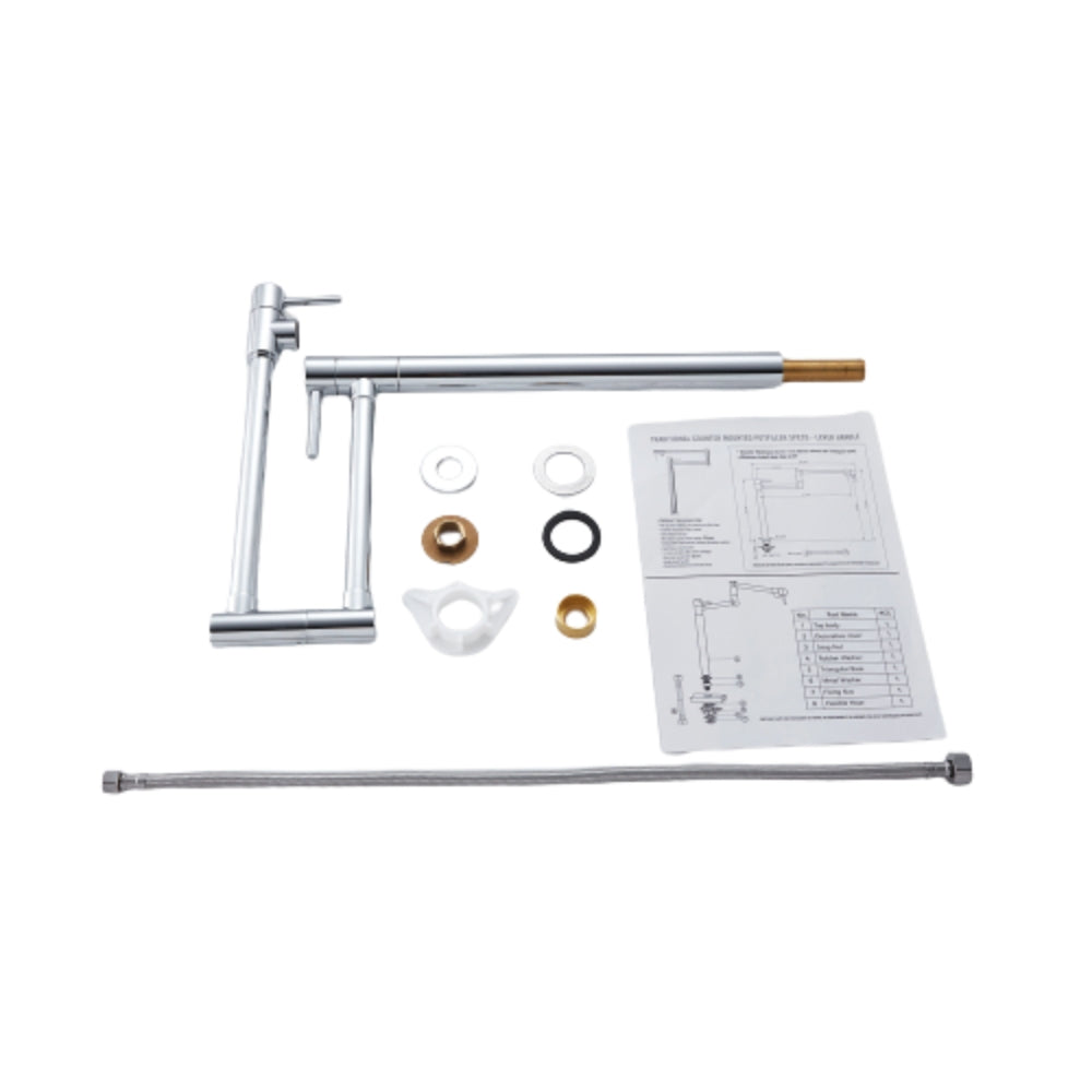 Pot Filler Faucet with Extension Shank