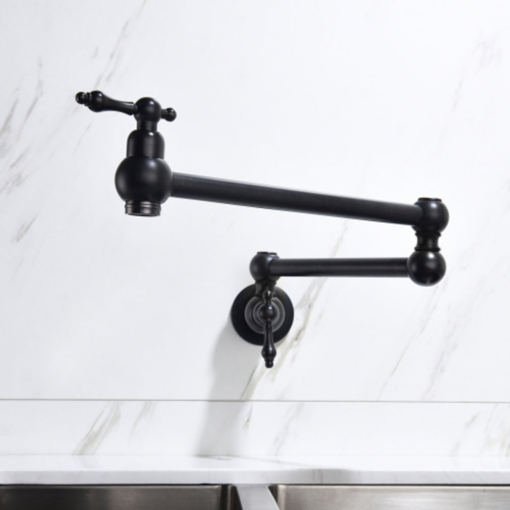 Convenient Wall-Mounted Pot Filler Faucet for Effortless Cooking