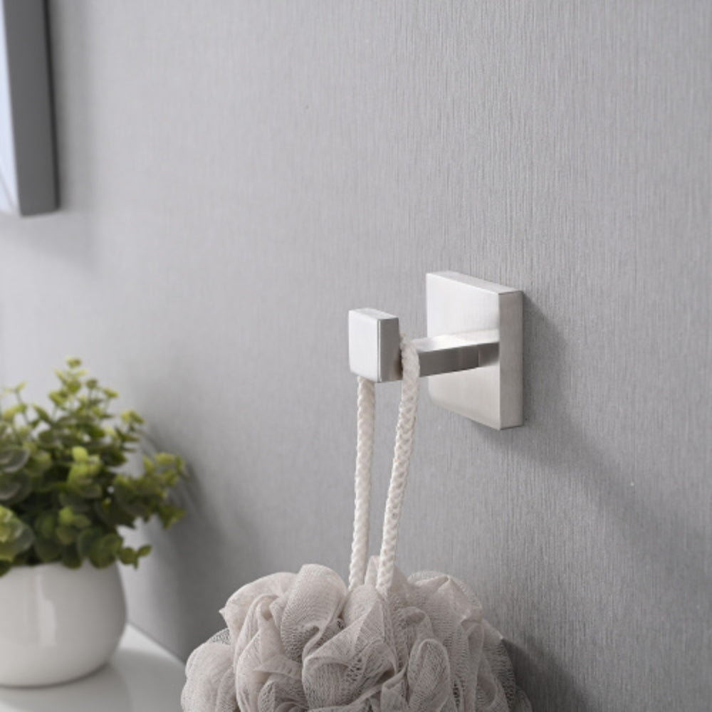 Brushed Nickel Complete Bathroom Hardware Set Enhance Your Bathroom Decor