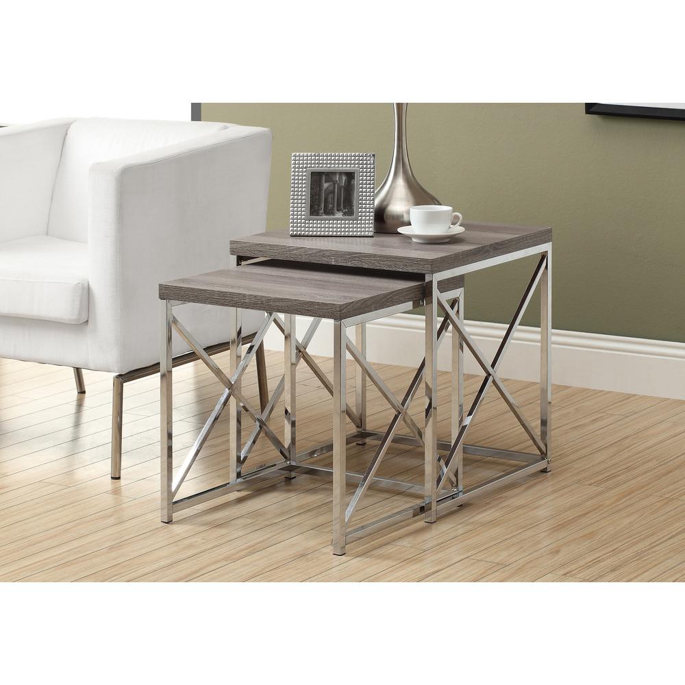 Nesting Table, Set Of 2, Side, End,