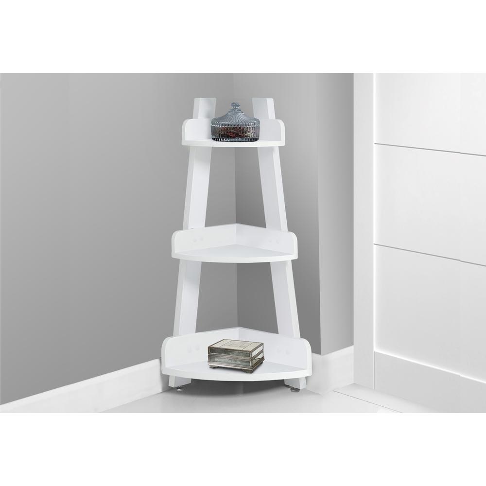 Bathroom Accent, Shelves, Storage, White Laminate, Contemporary, Modern