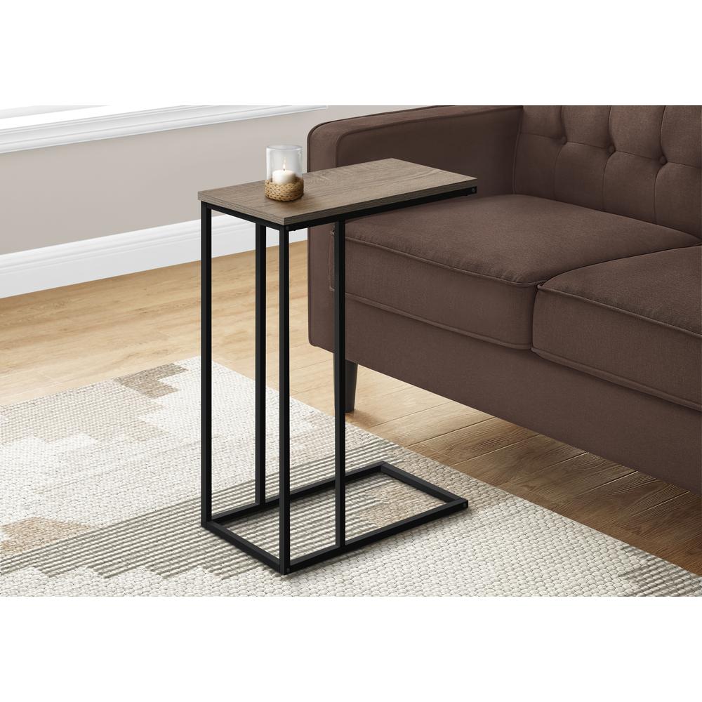 Accent Table, C-shaped, End, Side, Snack, Living Room, Bedroom