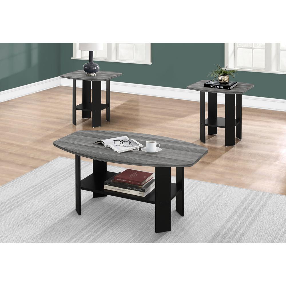 Table Set, 3pcs Set, Coffee, End, Side, Accent, Living Room