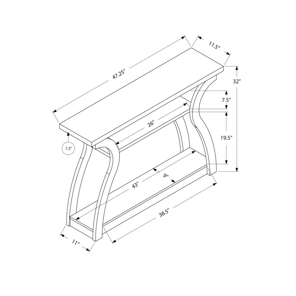 Accent Table, Console, Entryway, Narrow, Sofa, Living Room, Bedroom
