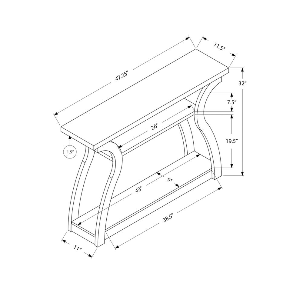 Accent Table, Console, Entryway, Narrow, Sofa, Living Room, Bedroom