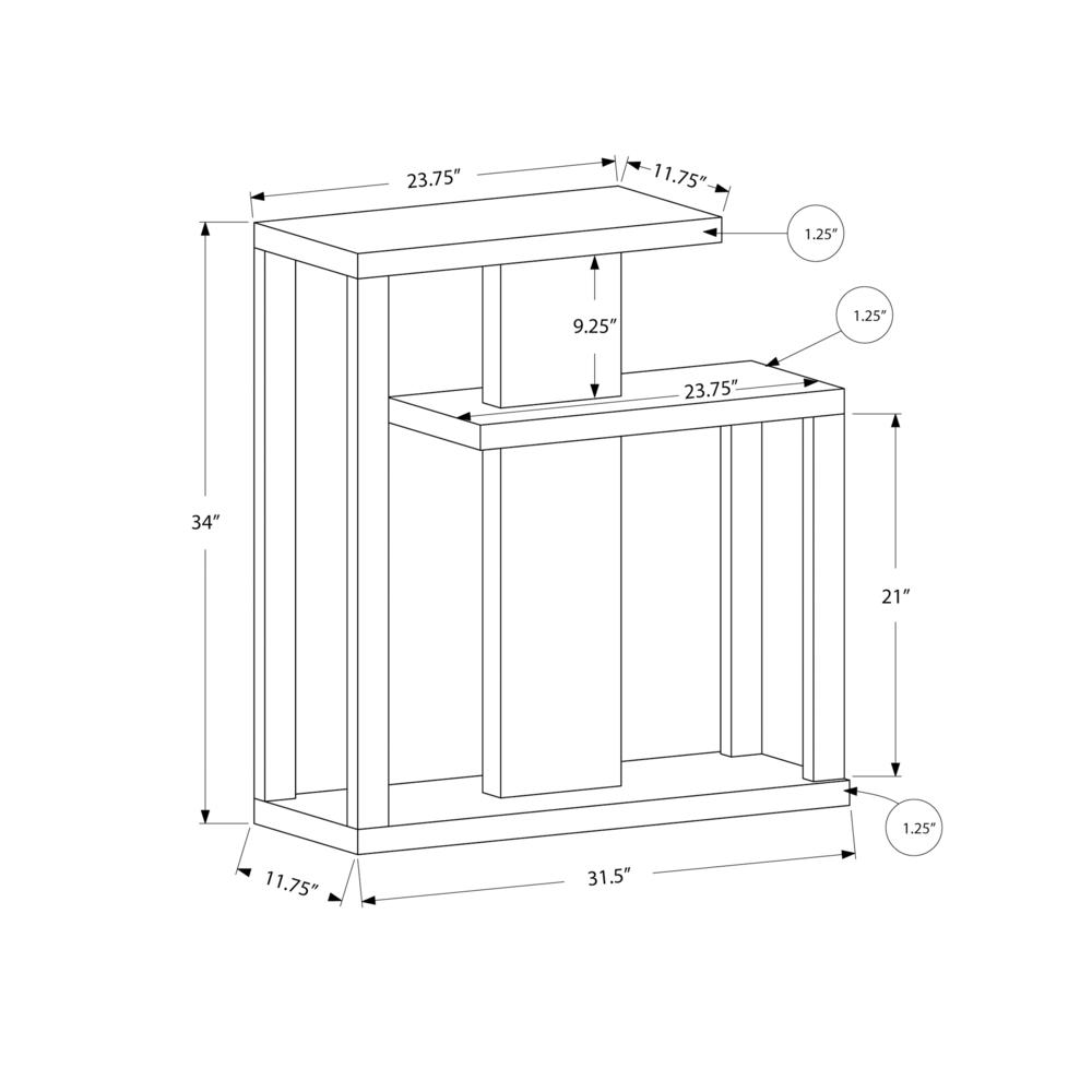 Accent Table, Console, Entryway, Narrow, Sofa, Living Room, Bedroom