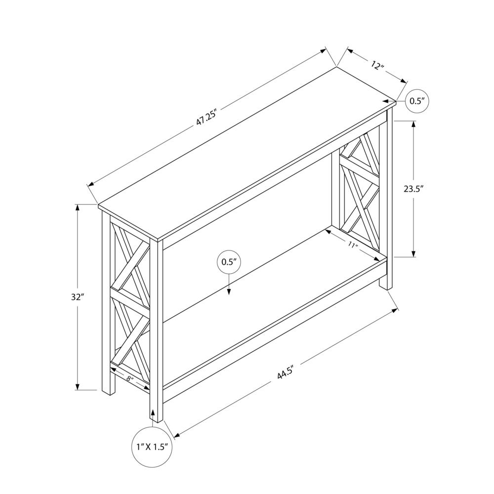 Accent Table, Console, Entryway, Narrow, Sofa, Living Room, Bedroom