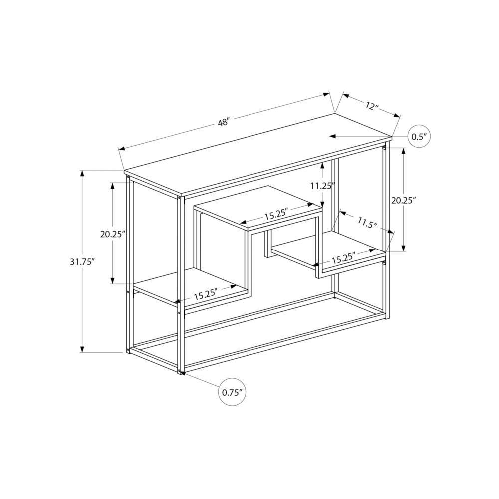 Accent Table, Console, Entryway, Narrow, Sofa, Living Room, Bedroom