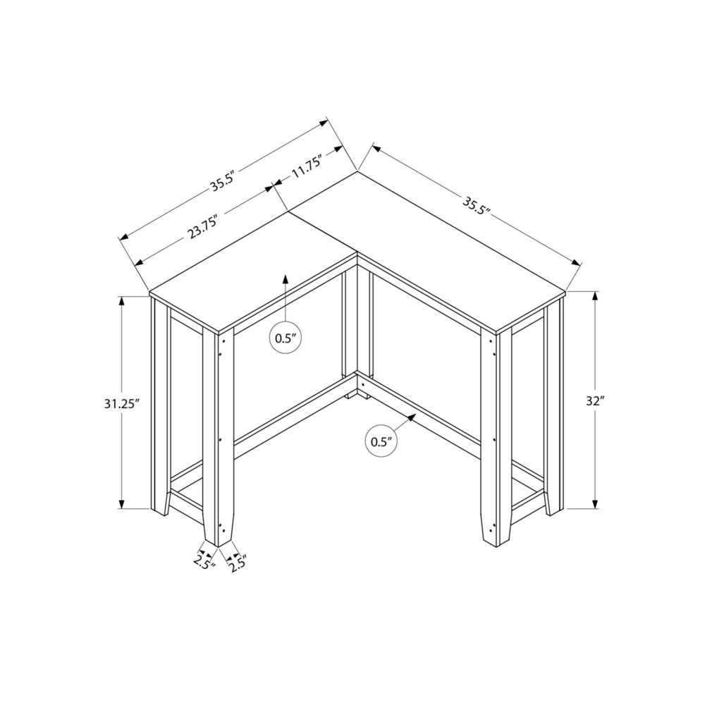 Accent Table, Console, Entryway, Narrow, Corner, Living Room, Bedroom