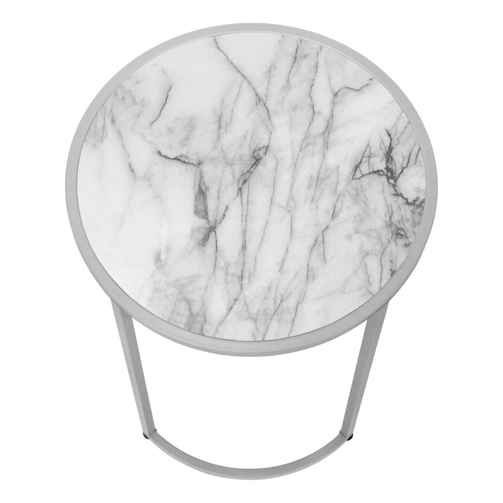 Accent Table, Side, Round, End, Nightstand, Lamp, Living Room, Bedroom