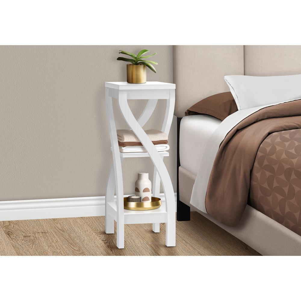 Accent Table, Side, End, Plant Stand, Square, Living Room, Bedroom